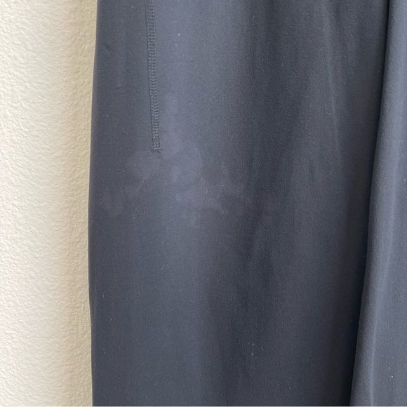 LULULEMON Black Groove Reversible Mid Rise Straight Wide Leg Yoga Pant Leggings - Picture 6 of 16